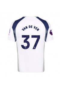 Tottenham Hotspur Micky van de Ven #37 Jalkapallovaatteet Kotipaita 2025-26 Lyhythihainen